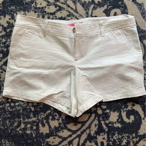 Worn ONCE Lilly Pulitzer white Callahan short